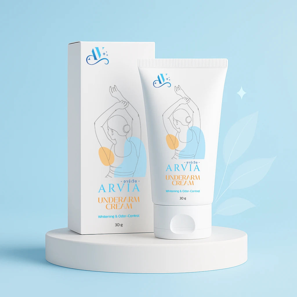 A photo showcase of our 30g cream tube and box.